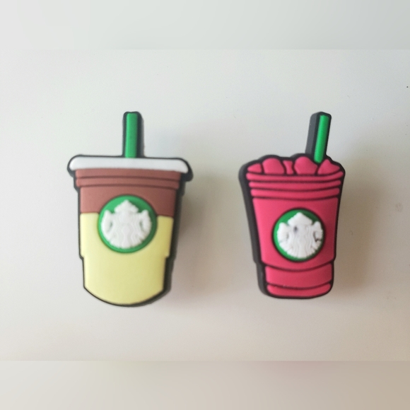 5 x New Croc Charms / Jibbitz, Starbucks style - Picture 3 of 3